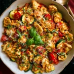 Cheese Tortellini with Summer Veggies