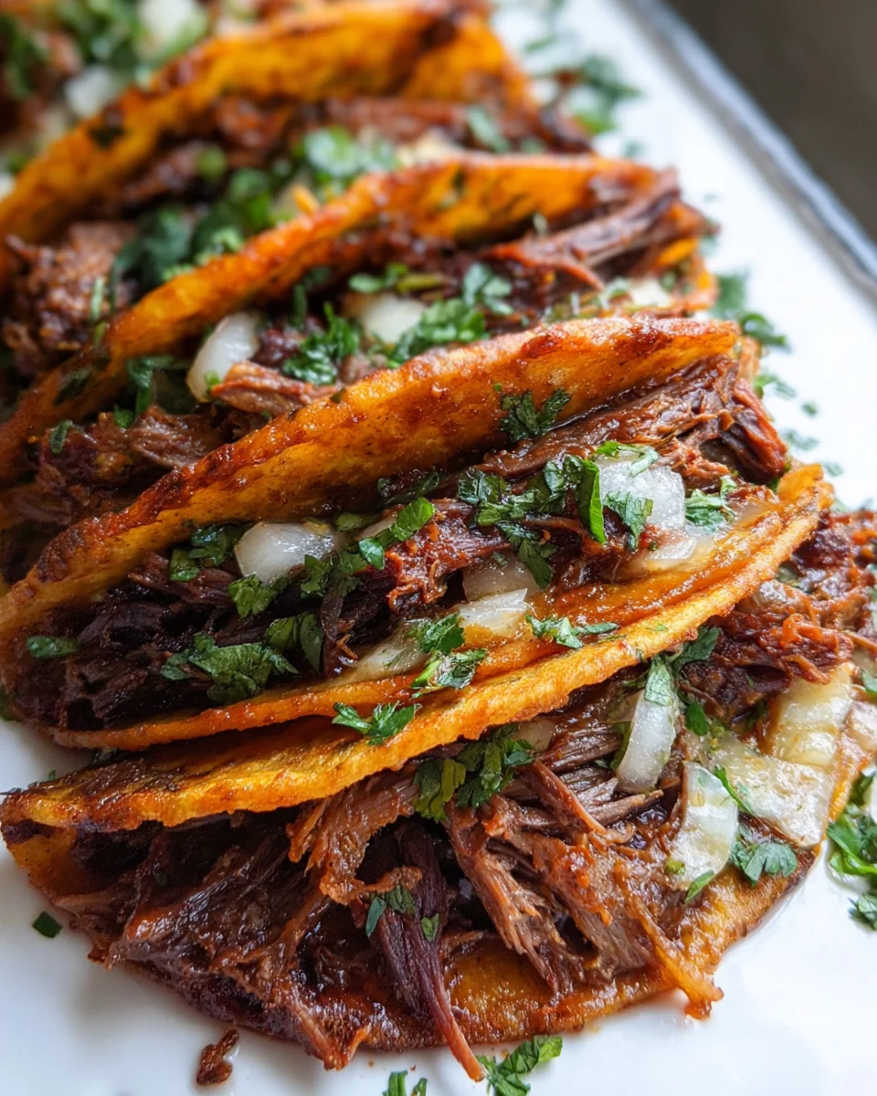 Crock Pot Birria Tacos