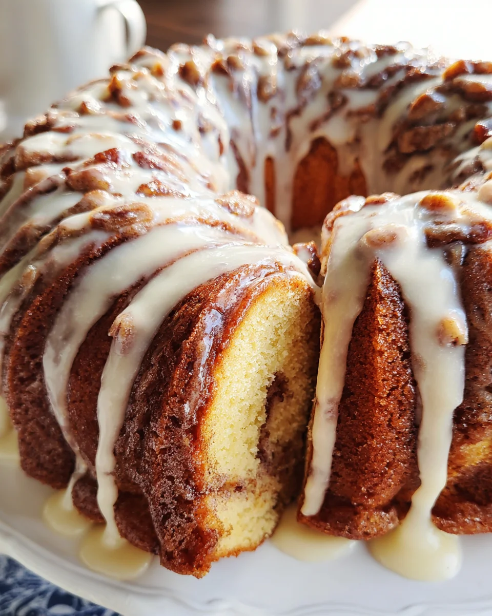 Easy Cinnamon Roll Bundt Cake
