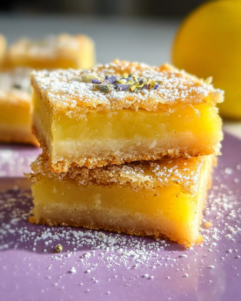 Lavender Lemon Bars 16 Lavender