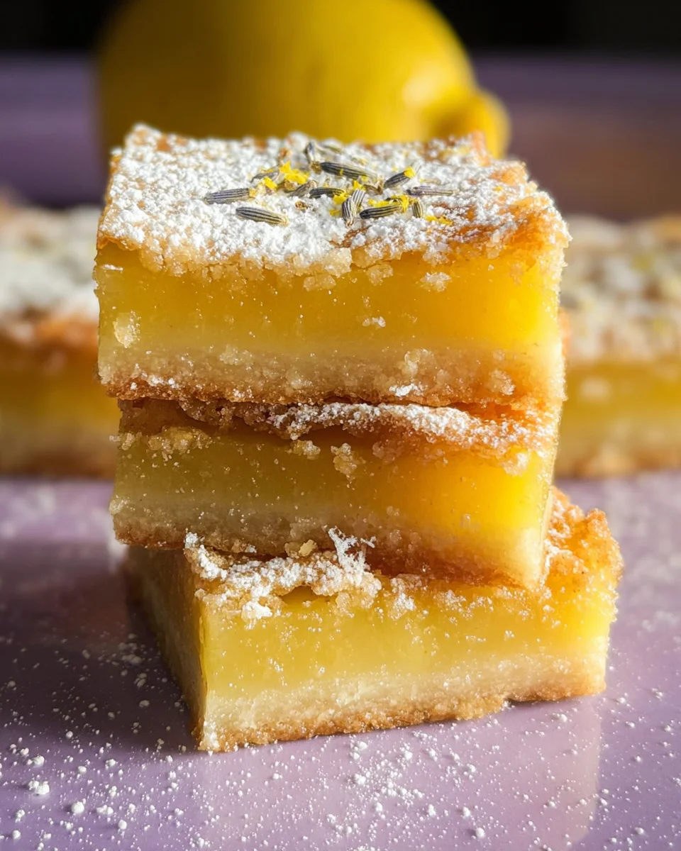Lavender Lemon Bars 17 Lavender