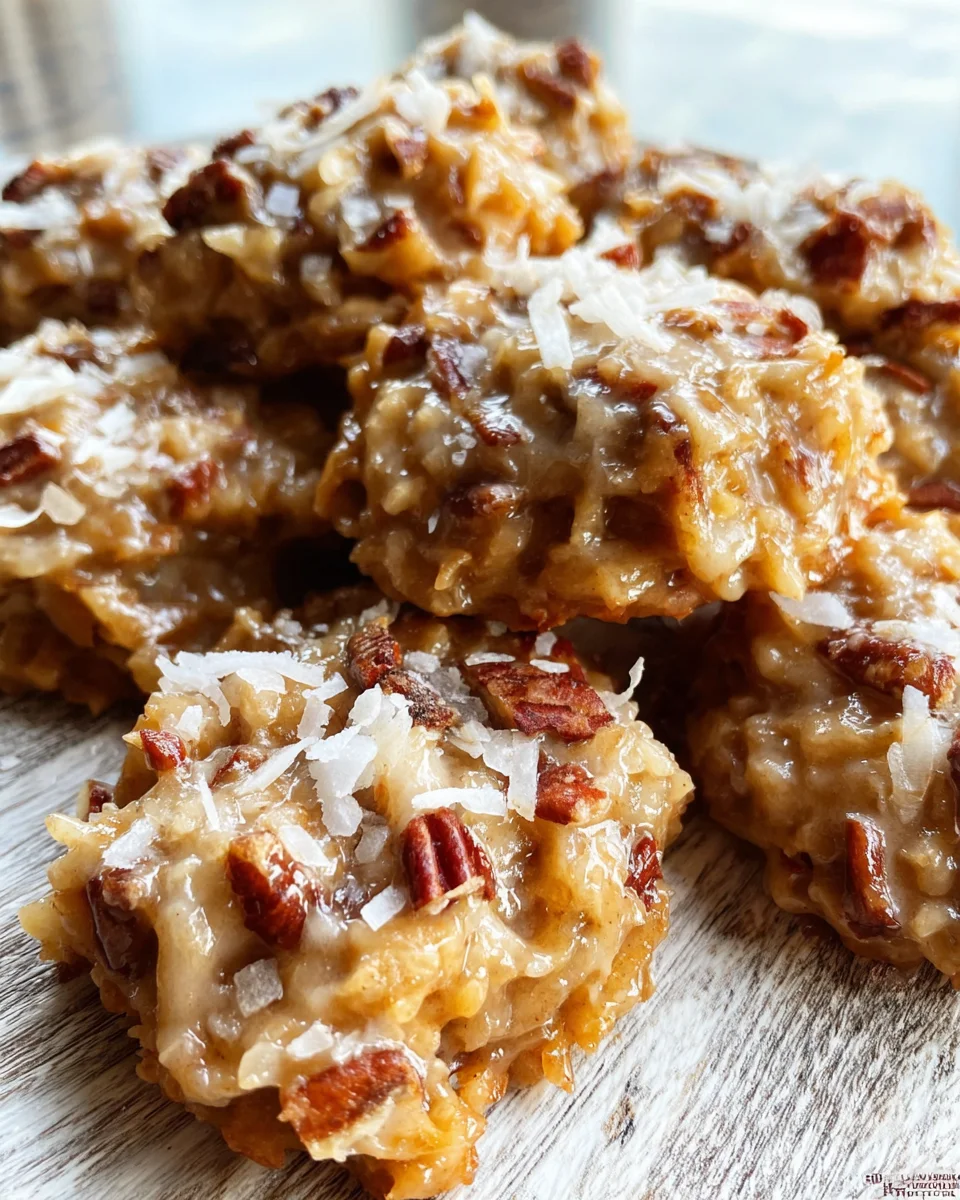 No-Bake Coconut Praline Cookies 21 No-Bake