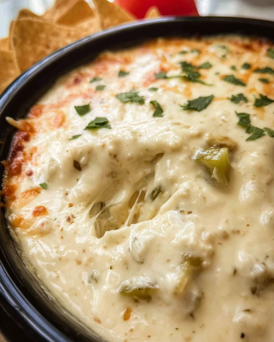 The Best Crock pot White Cheese Dip Recipe