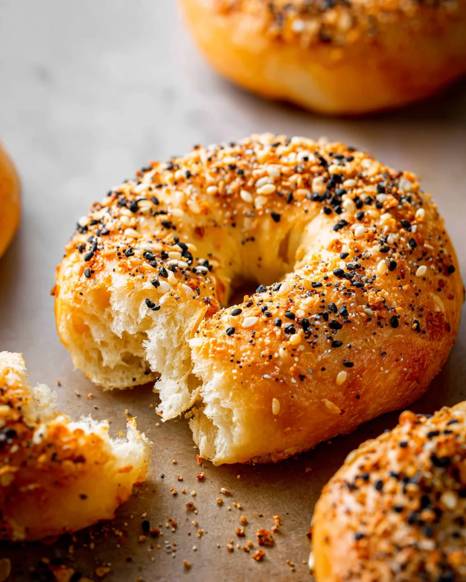 3 Ingredient Air Fryer Bagels