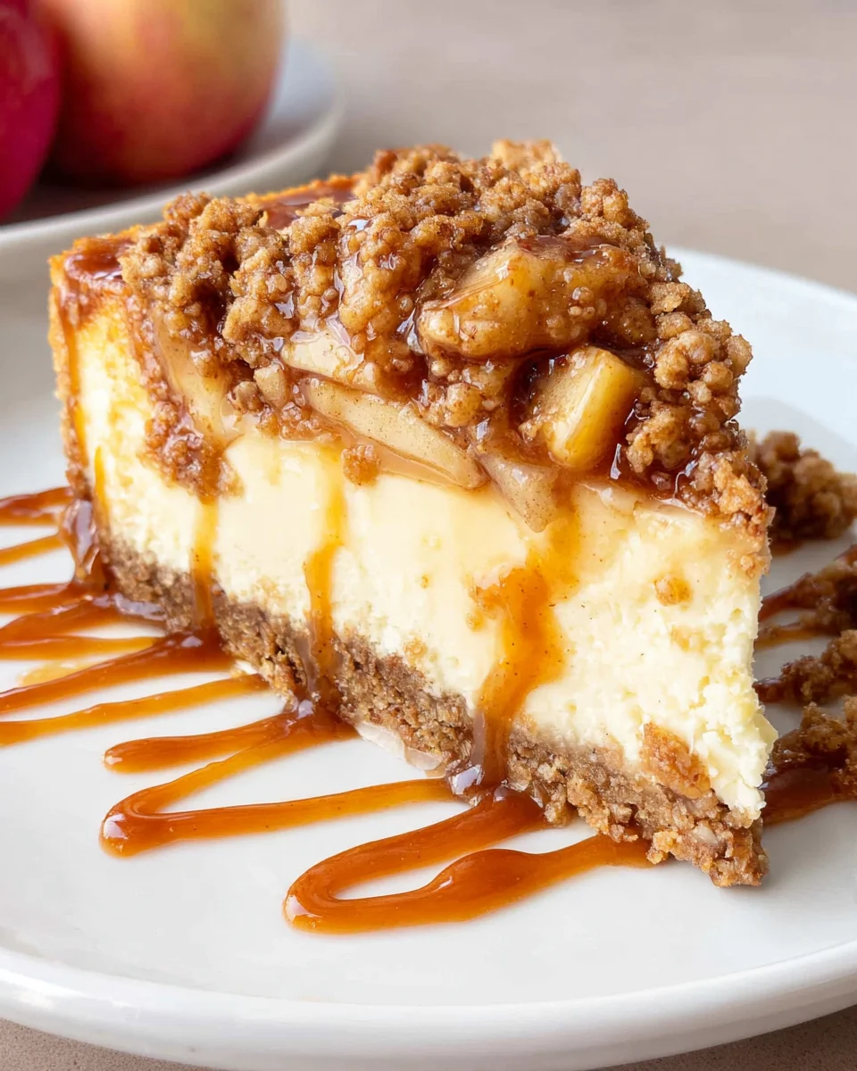 Apple Crisp Cheesecake 35 Apple
