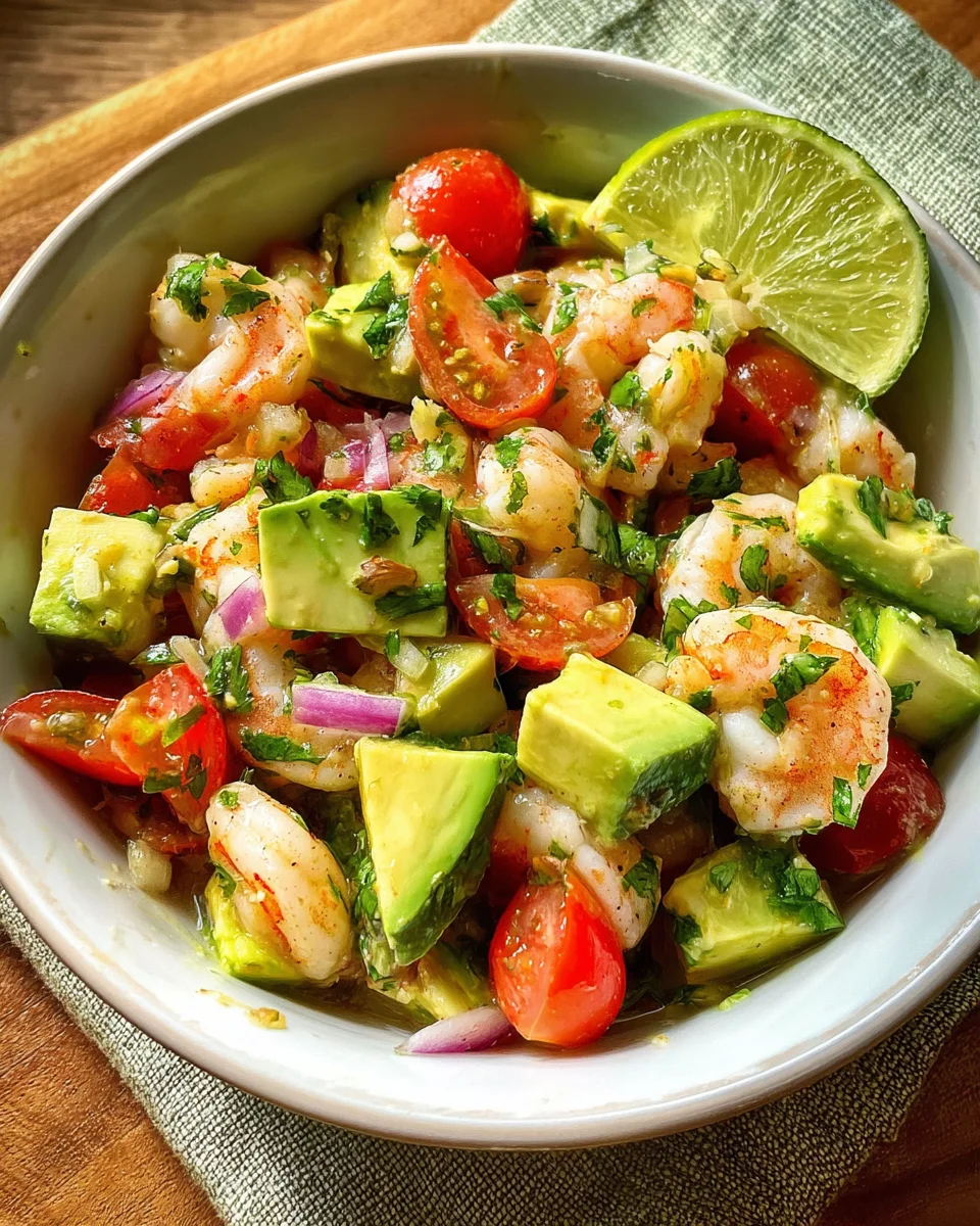 Avocado Salsa Shrimp Salad 18 Avocado