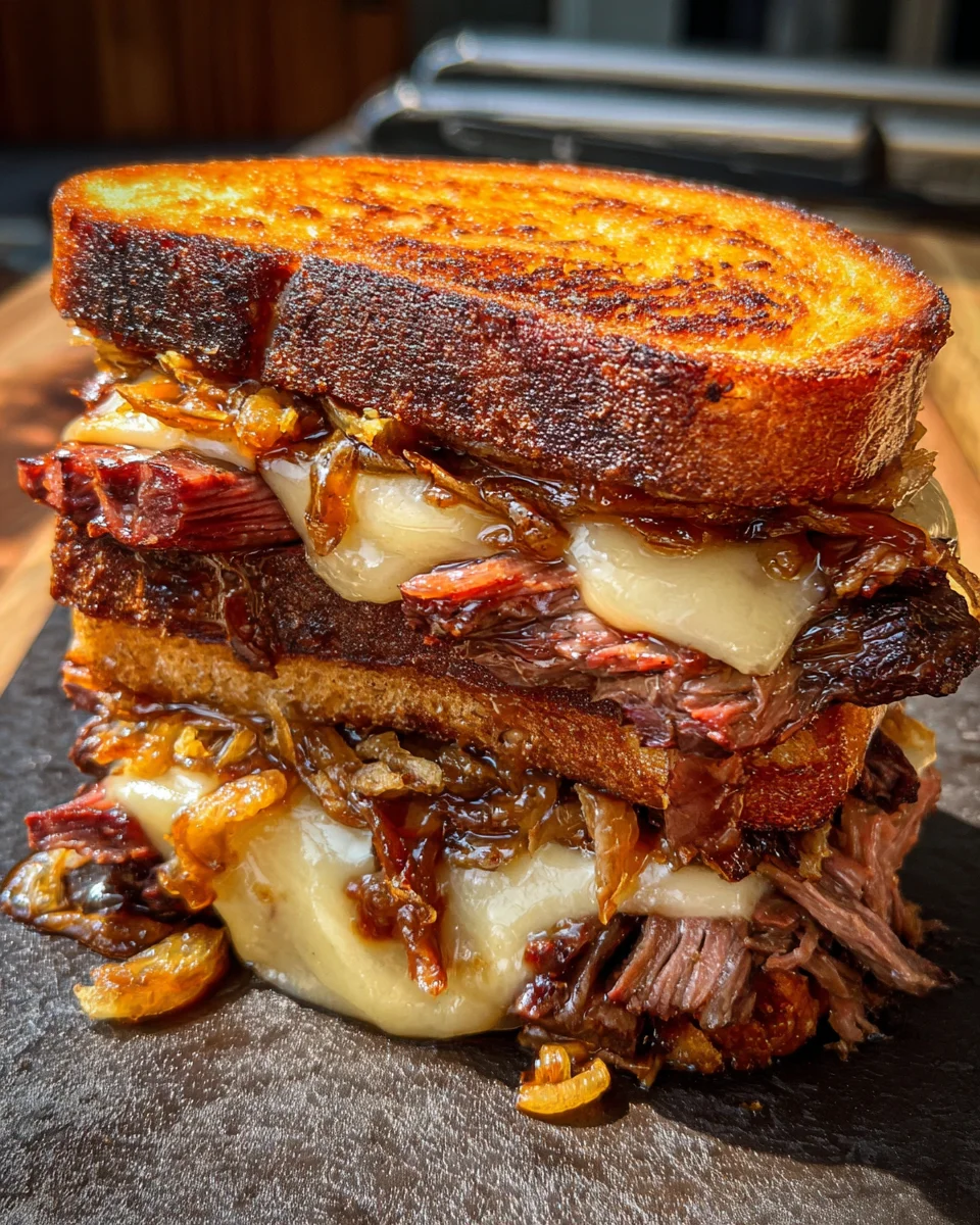 BBQ Brisket Melts 25 BBQ