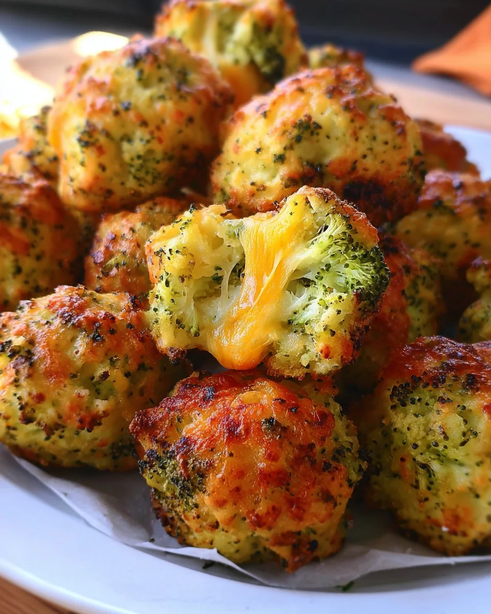 Baked Broccoli Cheese Balls