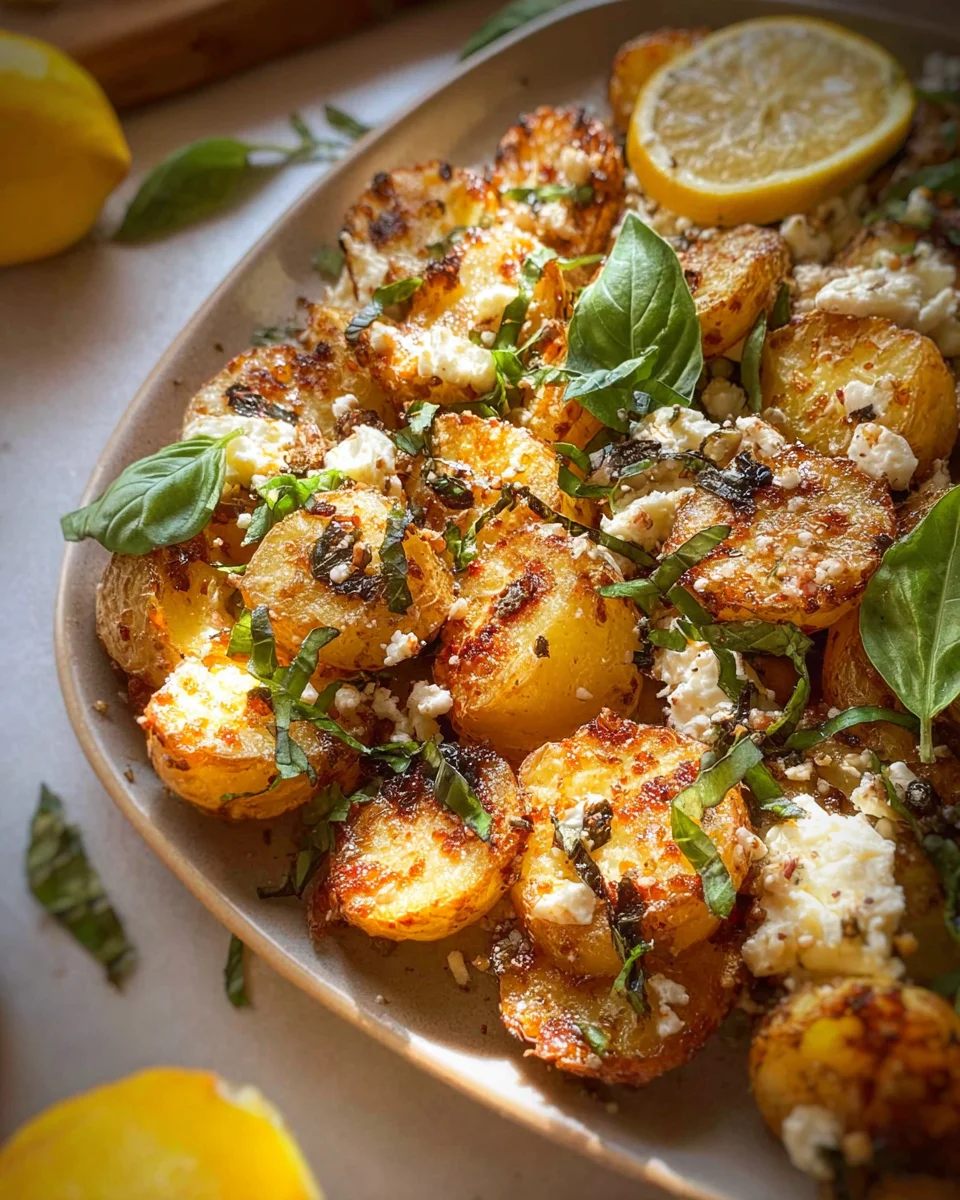 Baked Feta Potatoes