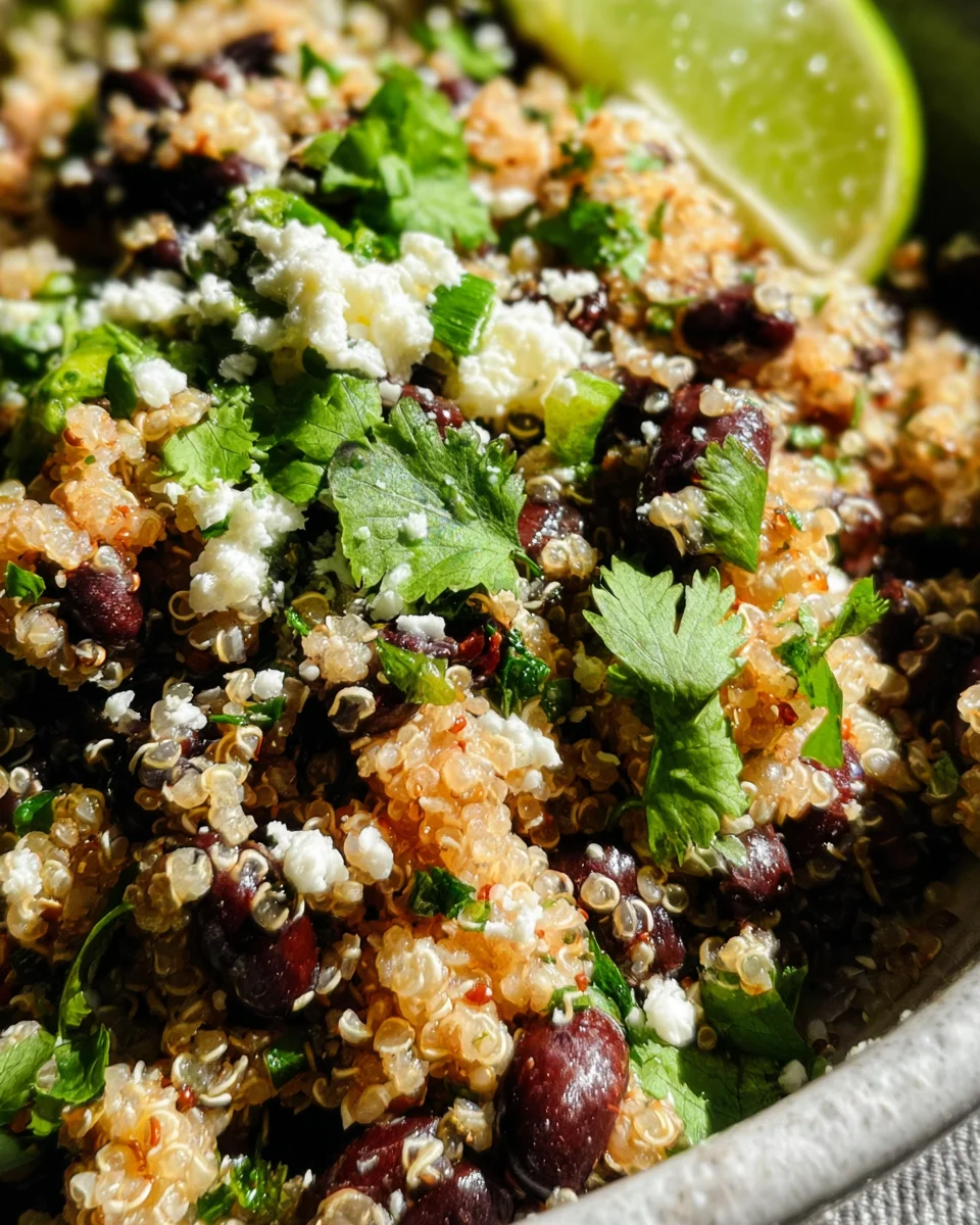 Black Bean Quinoa Salad Recipe