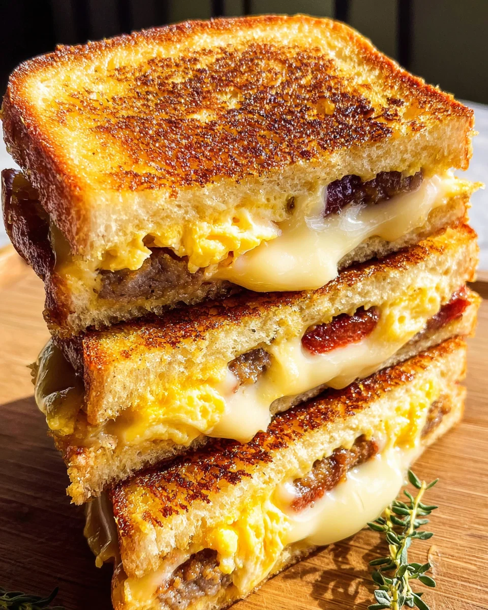 Breakfast Grilled Cheese