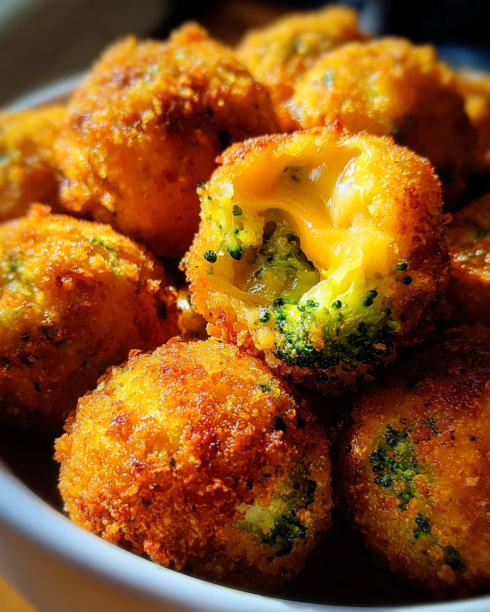 Broccoli Cheese Balls 17 Broccoli