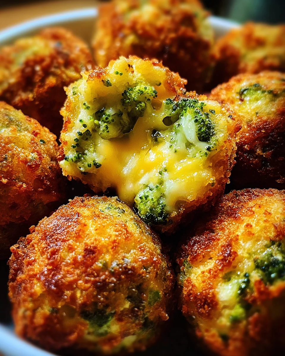 Broccoli Cheese Balls 18 Broccoli