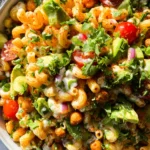 Buffalo Chickpea Pasta Salad