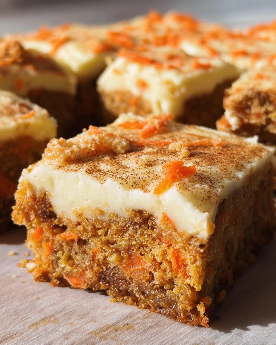 Carrot Cake Bars 24 Carrot