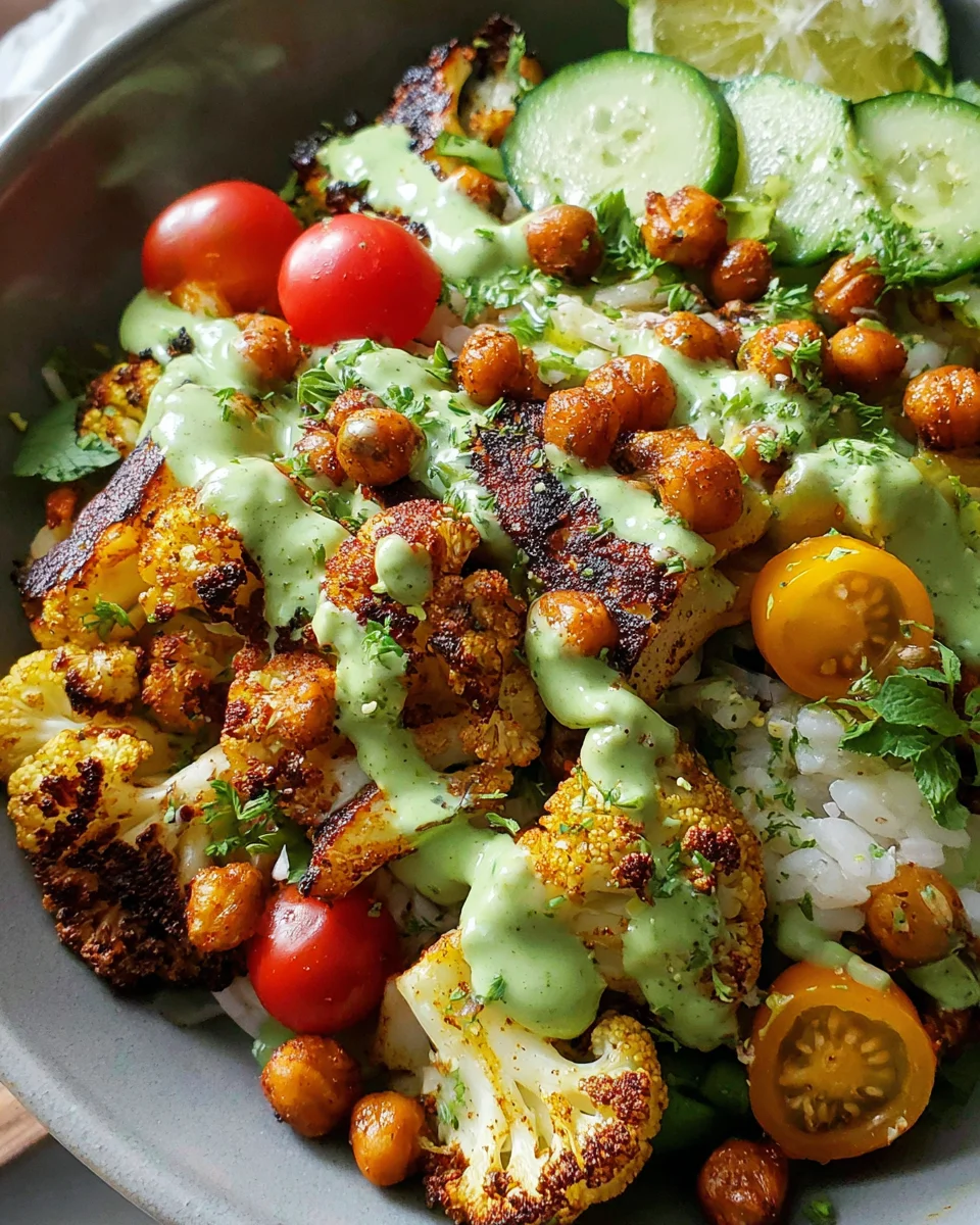 Cauliflower Shawarma Bowls
