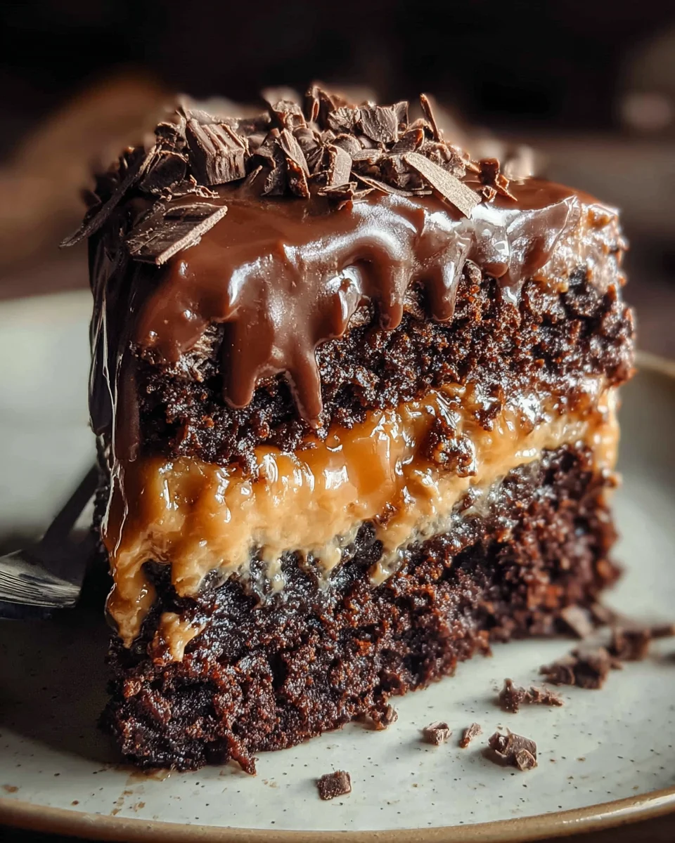 Chocolate Caramel Dump Cake Recipe