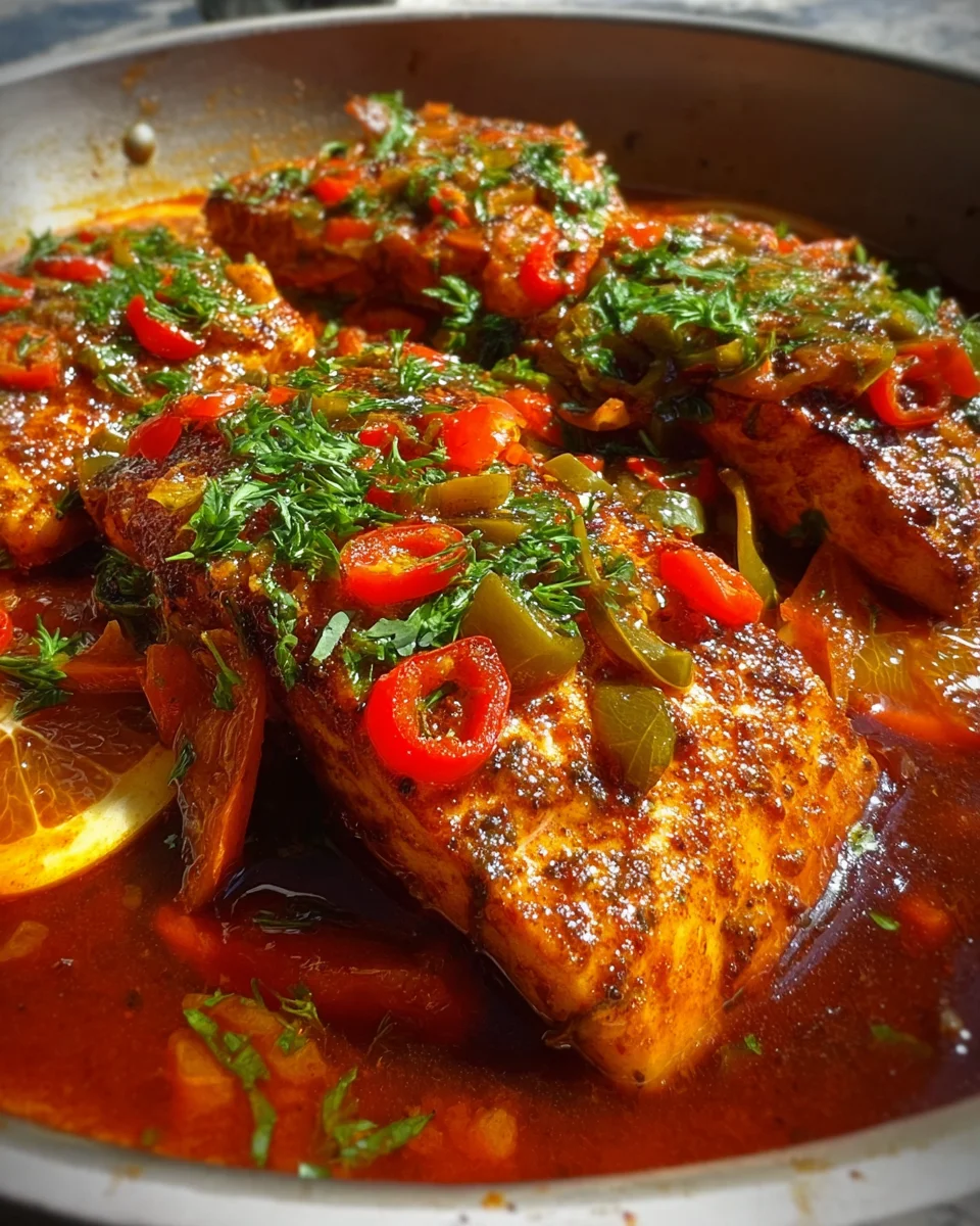 Classic Spicy Moroccan Fish in Rich Sauce 23 Classic
