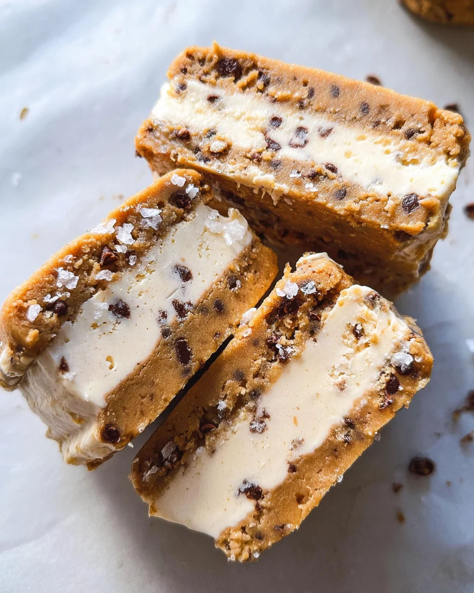 Cookie Dough Vegan Ice Cream Sandwiches (Easy + No-Bake!)