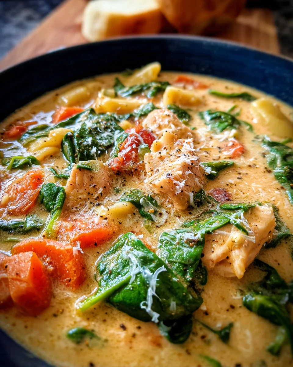 Creamy Tuscan Chicken Soup