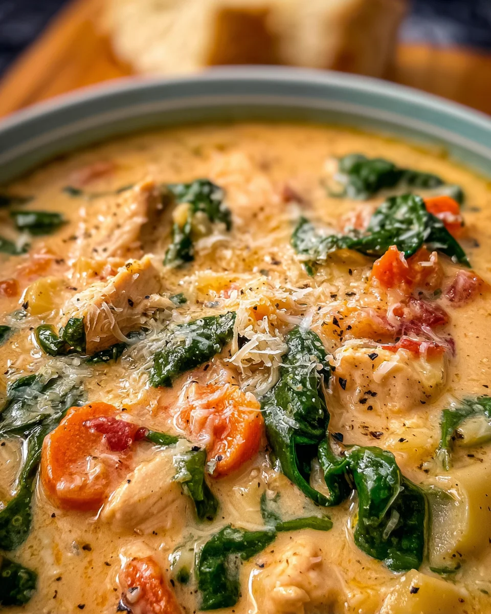 Creamy Tuscan Chicken Soup 23 Creamy