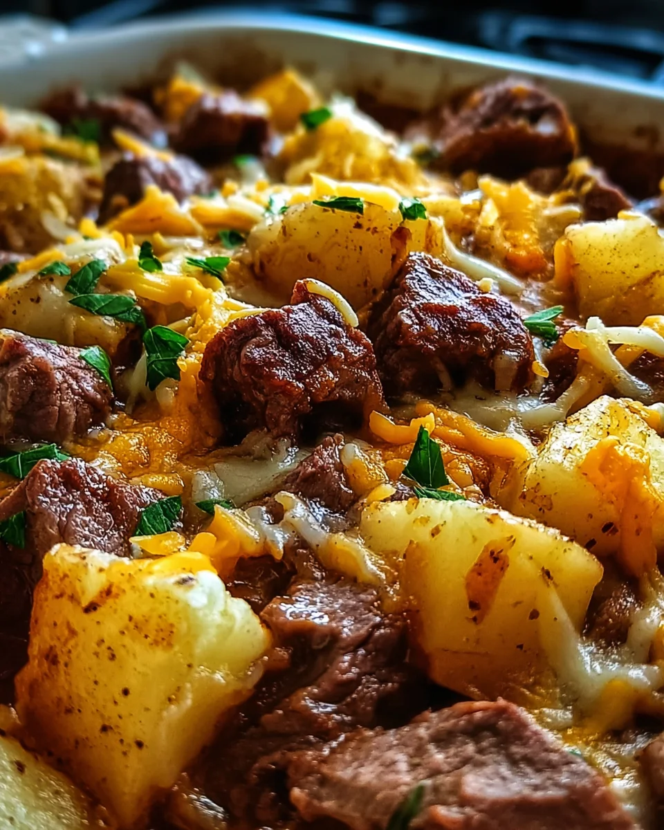Crockpot Loaded Steak and Potato Bake Recipe 22 Crockpot