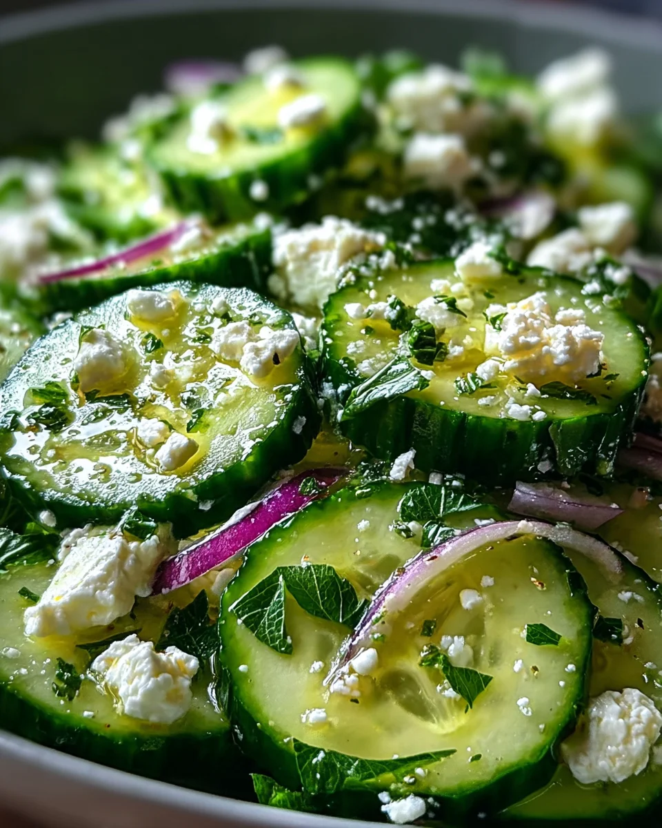 Cucumber Feta Salad