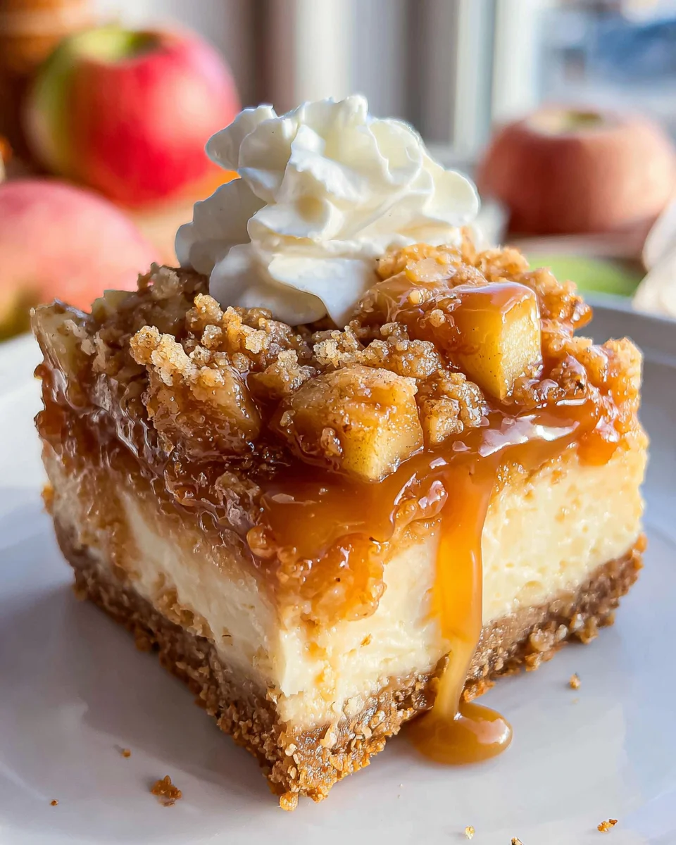 Easy Caramel Apple Cheesecake Bars 26 Easy