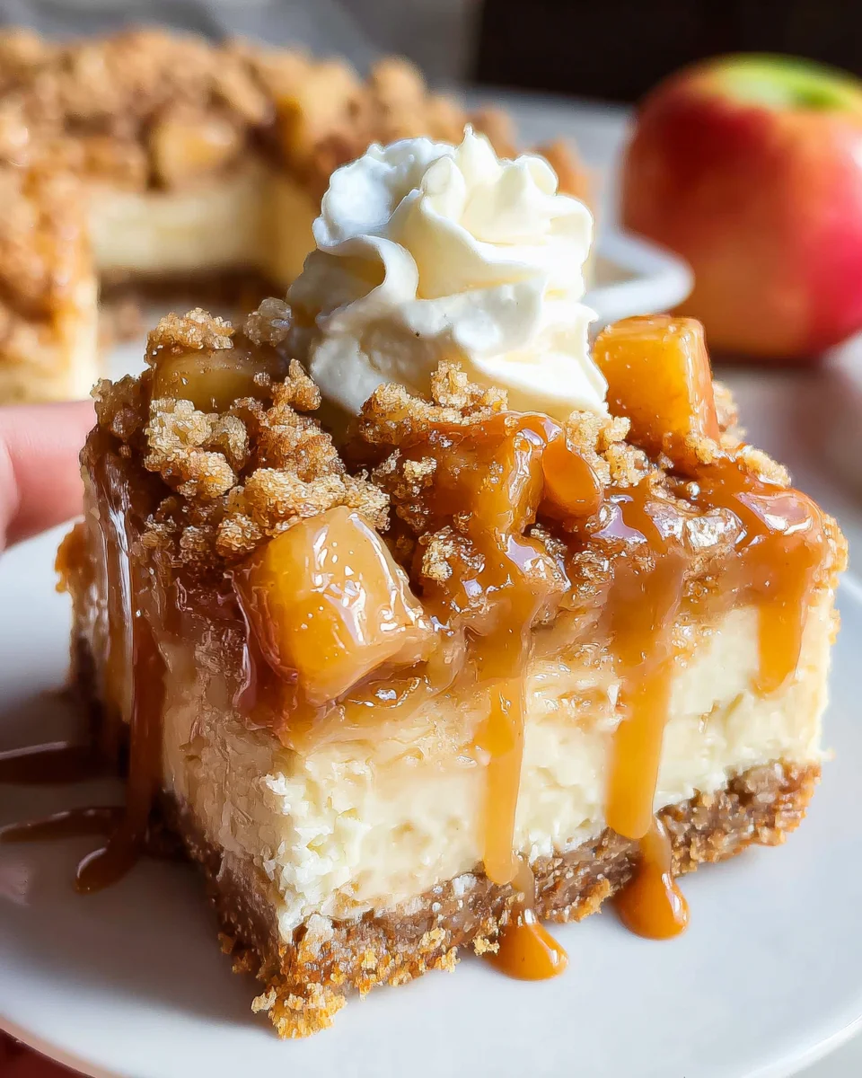 Easy Caramel Apple Cheesecake Bars 27 Easy