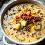 Easy Cheeseburger Soup 27 Easy Cheeseburger Soup