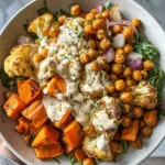 Easy Nourish Bowl Recipe with Tahini Yogurt Dressing