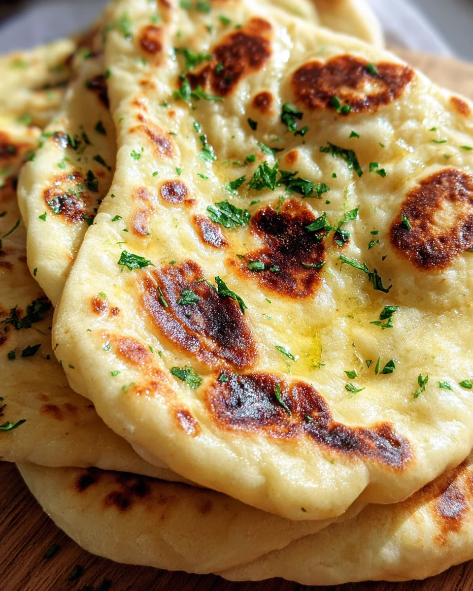 Easy Vegan Naan
