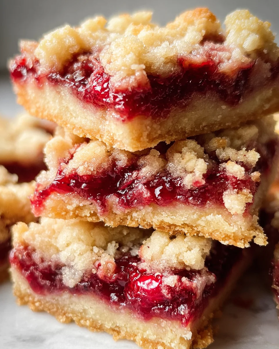 Fabulous Five Ingredient Raspberry Bars