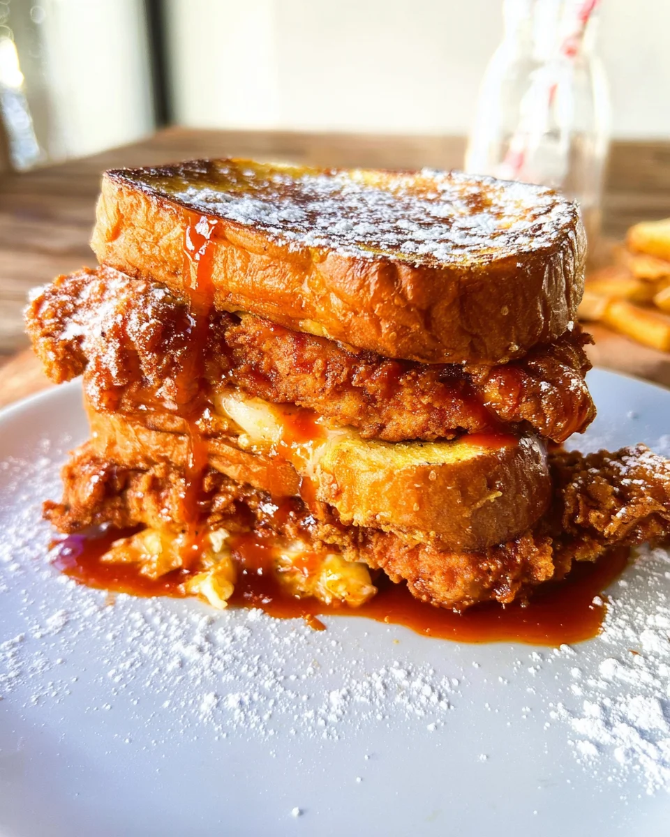 French Toast Fried Chicken Sandwich 35 French