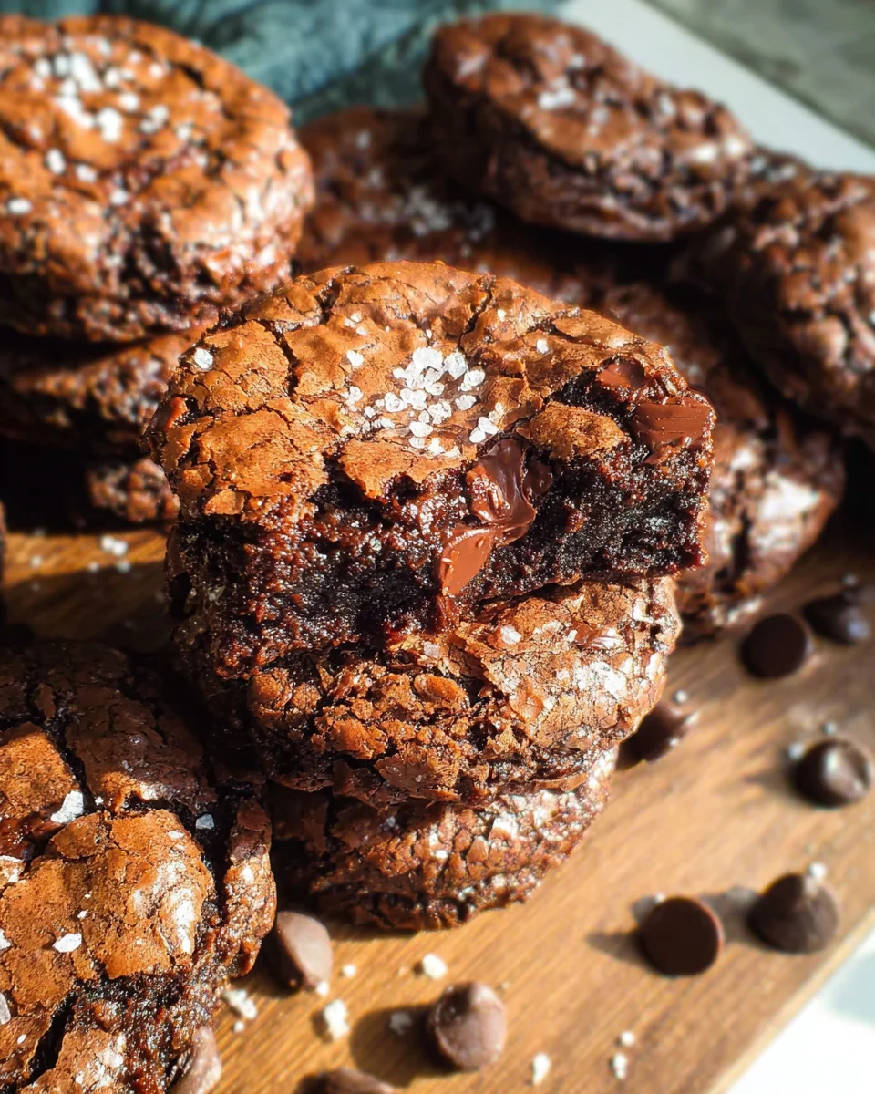 Fudgy Chewy Browkies (Brookies)