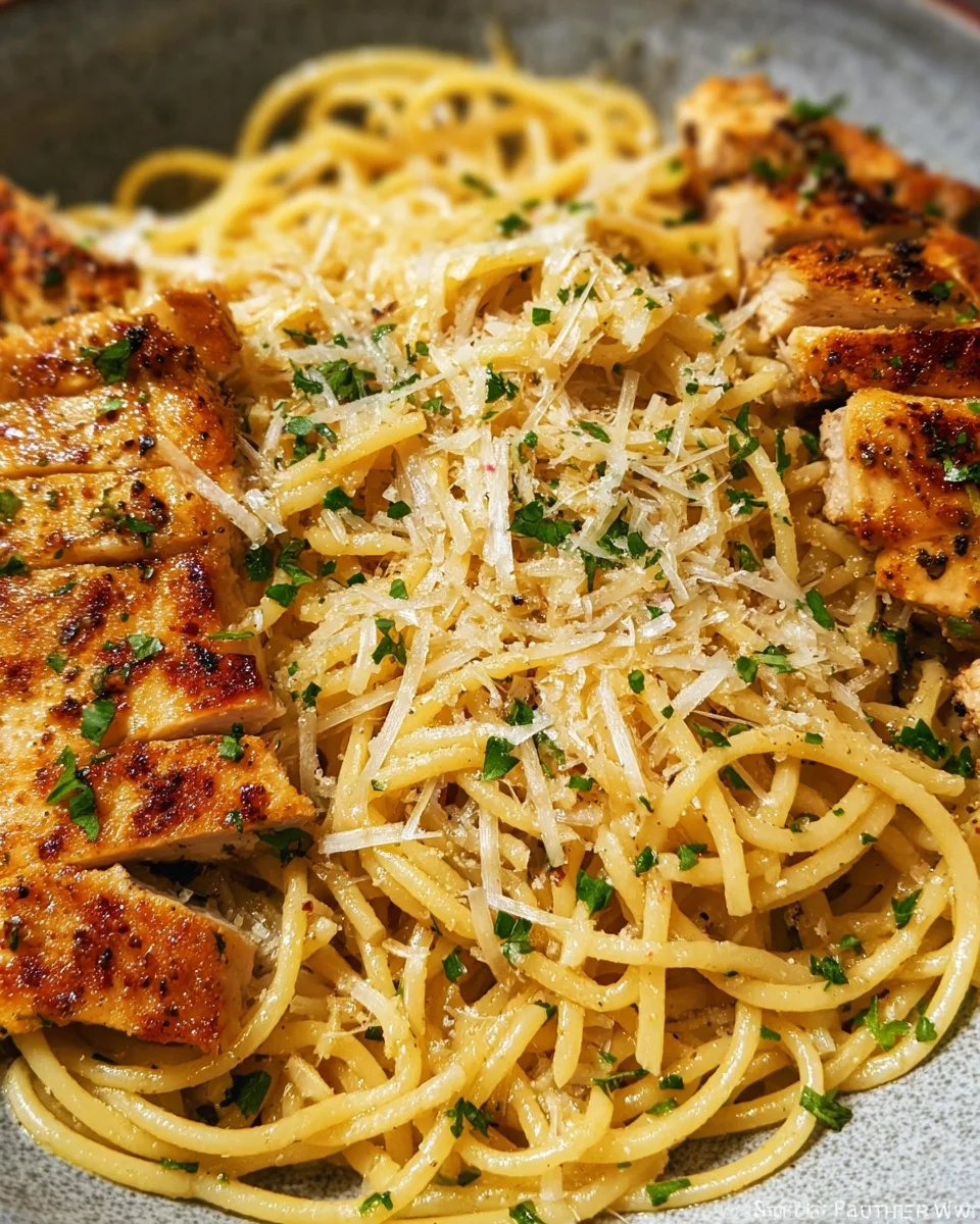 Garlic Butter Chicken Pasta 19 Garlic