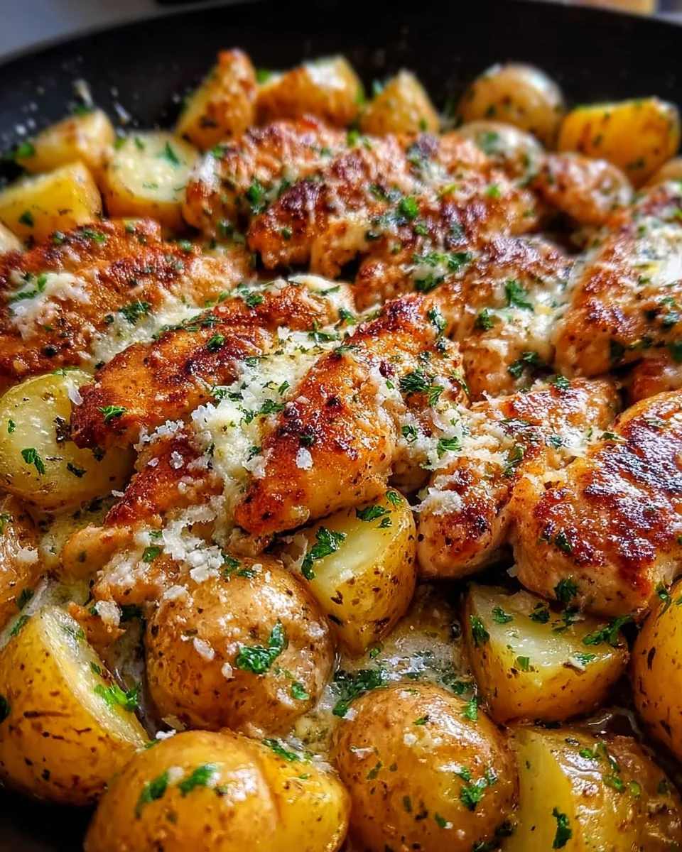 Garlic Parmesan Chicken and Potatoes (One-Pan Dinner) 25 Garlic