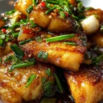 Ginger Onion Fried Sea Bass