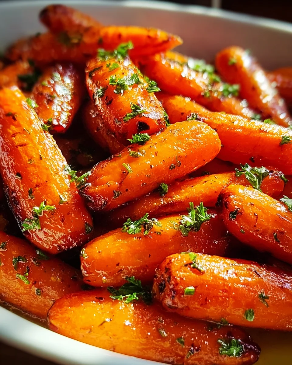 Glazed Roasted Carrots 17 Glazed