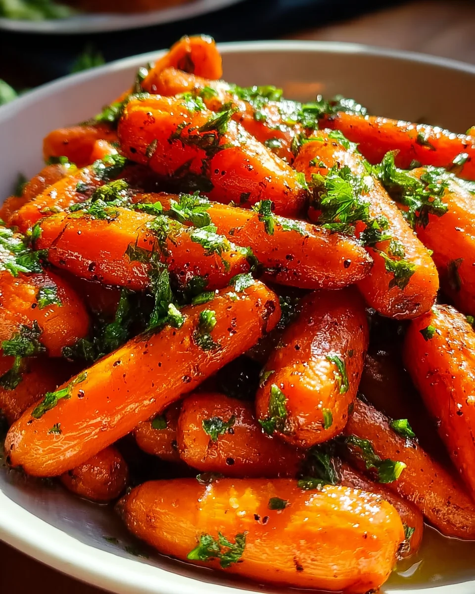 Glazed Roasted Carrots 18 Glazed