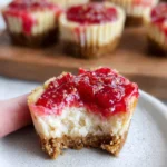 High Protein Healthy Strawberry Cheesecake Bites