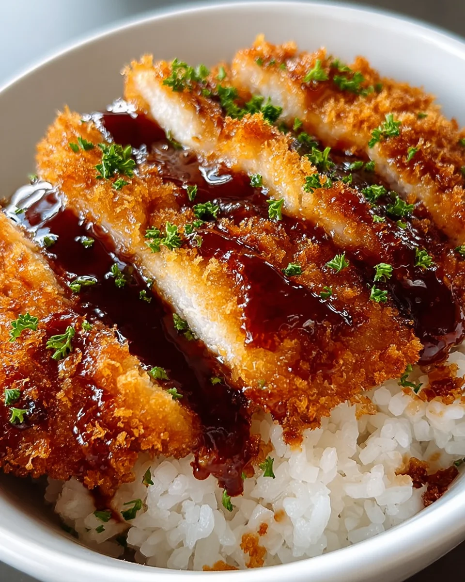 Japanese Katsu Bowls with Tonkatsu Sauce 19 Japanese