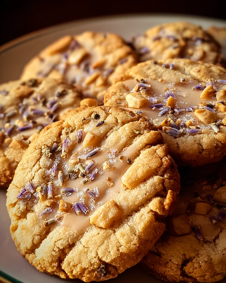 Lavender Honey Crunch Cookies