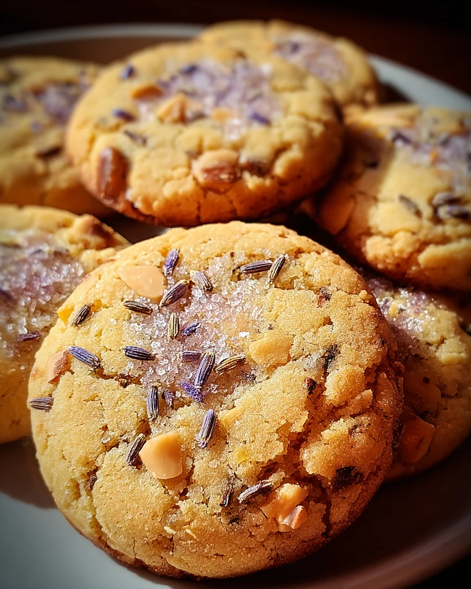 Lavender Honey Crunch Cookies 24 Lavender