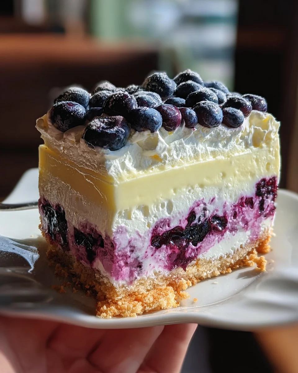 Lemon Blueberry Shortbread Mousse Cake 26 Lemon