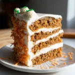 MOIST Vegan Carrot Cake Recipe with Cream Cheese Frosting