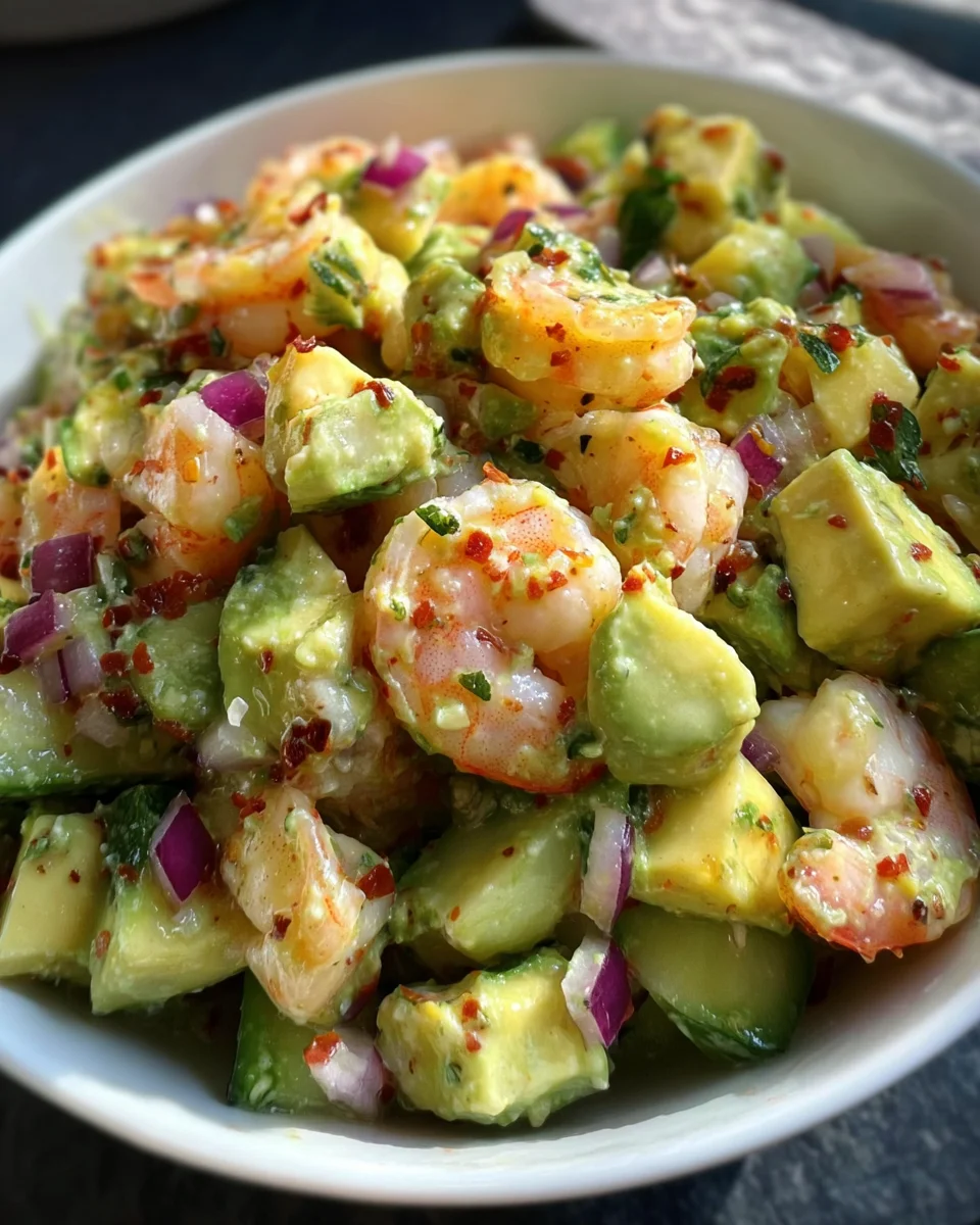 Mediterranean Keto Shrimp Salad