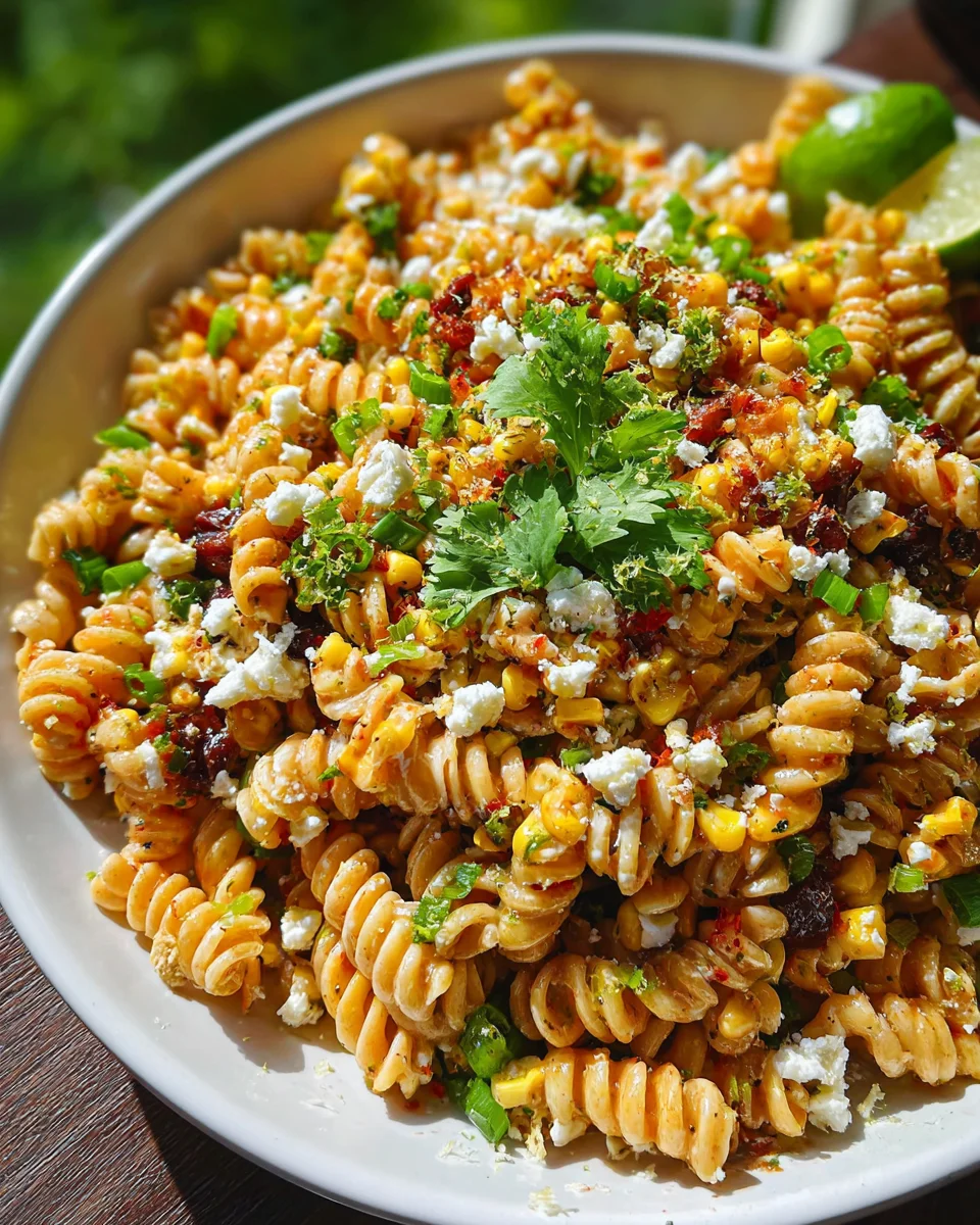 Mexican Street Corn Pasta Salad