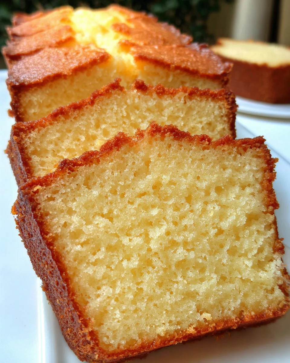 Moist Vanilla Pound