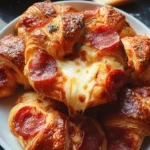 Mozzarella Pepperoni Croissant Rolls